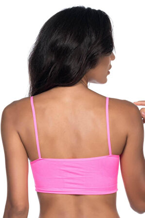 Neon Fuşya Mı Emay 4003 Soft İp Askı Büstiyer
