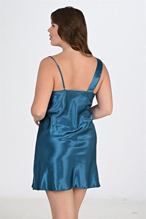 Büyük Beden 2li Petrol Sabahlık Takımı Bigsize 6206