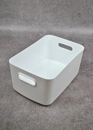 3'lü Dolap Içi Düzenleyici Sepet / Dekoratif Saklama Kutusu/ Banyo Ve Mutfak Organizer25cmx15cmx10cm