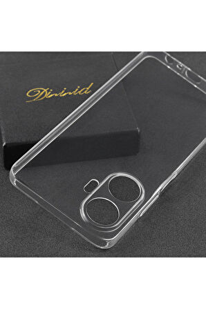 Realme C55 Uyumlu Yumuşak Esnek 3D Süper Şeffaf Silikon Kılıf