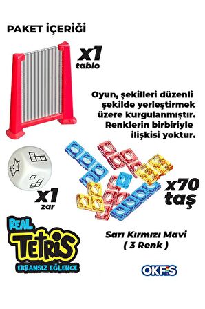 Tetris Ekransız Aktivite Oyuncağı Eğitici Oyuncak