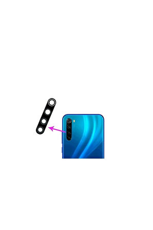 Xiaomi Redmi Note 8 2021 Uyumlu Kamera Camı