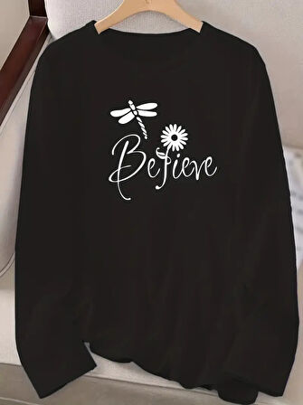 Reka Moda Kadın Uzun Kollu Bisiklet Yaka çiçek Desenli Viskon Bluz