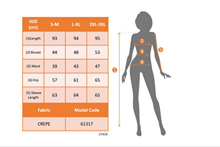Reka Moda Kadın Balıkçı Yaka Uzun Kollu çiçek Desenli Krep Elbise