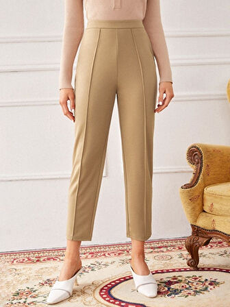 Reka Moda Kadın Yüksek Bel Ithal Krep Pantolon