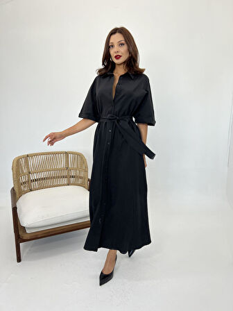 Reka Moda 5318 ELBİSE-SİYAH