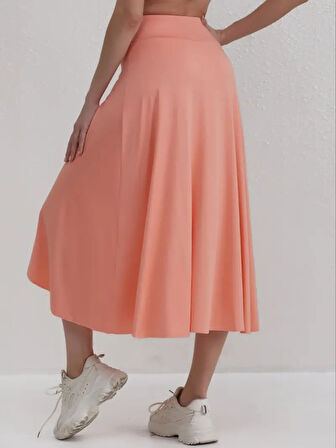 Reka Moda Kadın Cep Detay Taytlı Sandy Etek