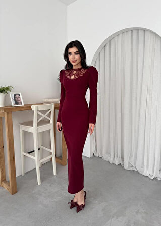 Reka Moda Port Dantel Detay Elbise