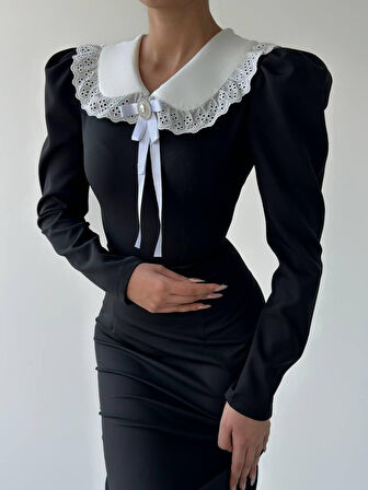 Reka Moda Coventry Yakalı Elbise