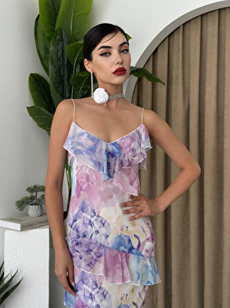 Reka Moda Pivara İp Askılı Elbise