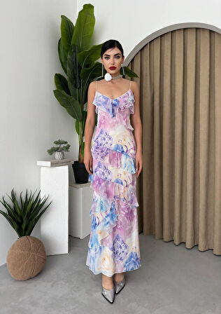 Reka Moda Pivara İp Askılı Elbise