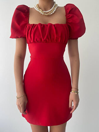 Reka Moda Hessen Sırt Dekolteli Elbise