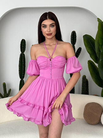 Reka Moda Vingo Mini Elbise