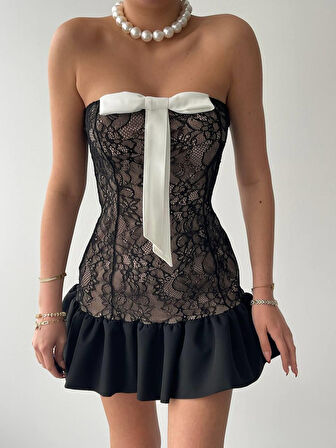 Reka Moda Vencover Straplez Elbise