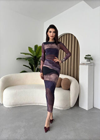 Reka Moda Pella Tül Elbise