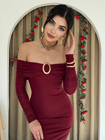 Reka Moda Maca Straplez Elbise