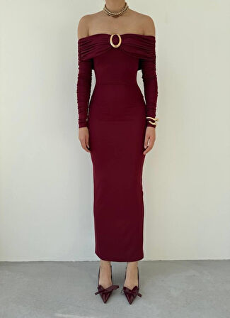 Reka Moda Maca Straplez Elbise