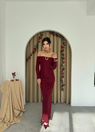 Reka Moda Maca Straplez Elbise