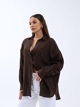 Reka Moda 7399 GÖMLEK-KAHVE