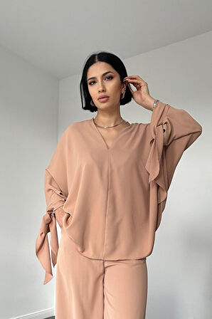 Reka Moda Bej İkili Takım