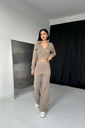 Reka Moda Bej Triko Takım