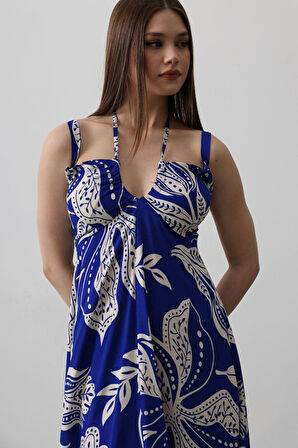 Reka Moda ASKILI VİSCON ELBİSE - Saks