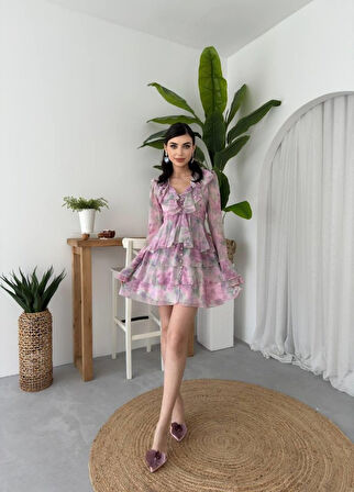 Reka Moda Elose Fırfırlı Elbise