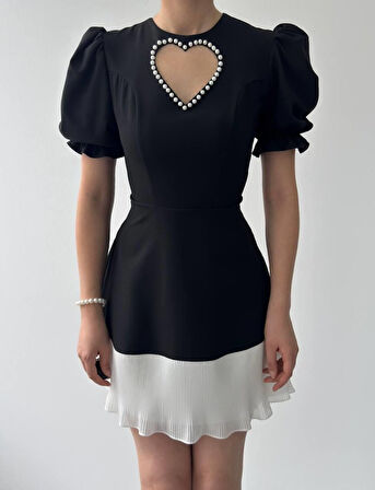 Reka Moda Safe Kalp Detaylı Elbise