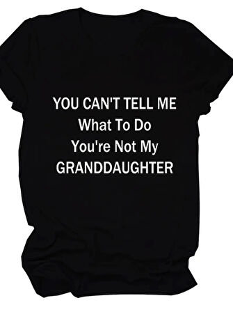 Reka Moda Baskılı Oversize Bisiklet Yaka T-shirt - Siyah