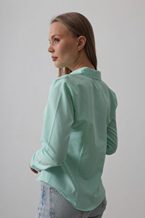 Reka Moda Basic Gömlek - Mint