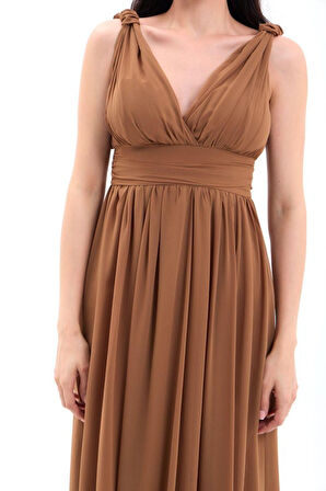 Reka Moda 4662 ELBİSE-KAHVE