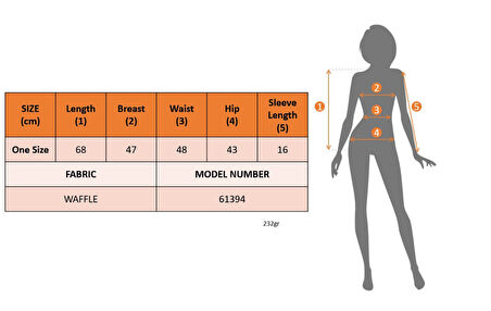 Reka Moda Kadın Kısa Kollu V Yakalı Düğmeli Waffle Bluz