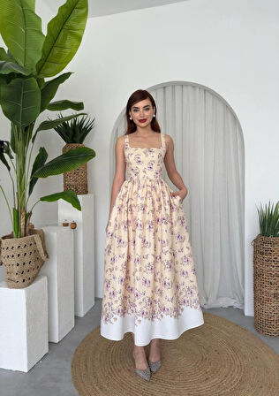 Reka Moda Yoa Cep Detaylı Elbise