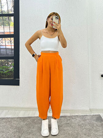 Reka Moda Kadın Yüksek Bel Hürrem Pantolon