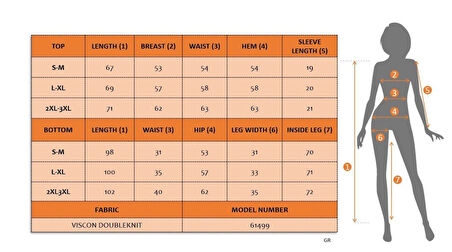 Reka Moda Kadın Kısa Kollu Bisiklet Yaka çift Renk şerit Detaylı Viskon Iki Iplik Bluz Ve Pantolon Ikili Takım
