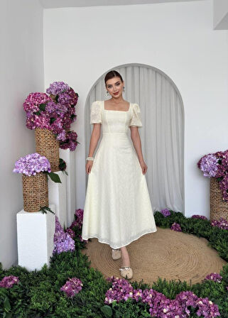 Reka Moda Lına Midi Elbise