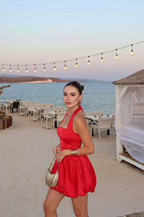 Reka Moda Slim Mini Elbise