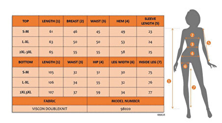 Reka Moda Kadın Kısa Kollu Bisiklet Yaka Viskon Iki Iplik Bluz Ve Pantolon Ikili Takım