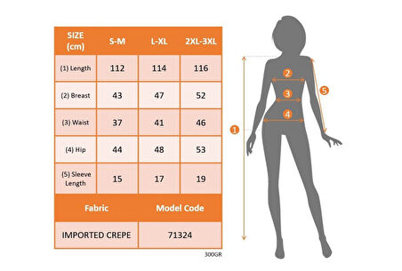 Reka Moda Kadın Yarım Ay Kollu Bisiklet Yaka Yandan Drapeli Ithal Krep Elbise