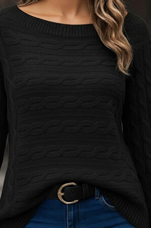 Reka Moda Kadın Uzun Kollu Bisiklet Yaka Pileli Ithal Krep Bluz