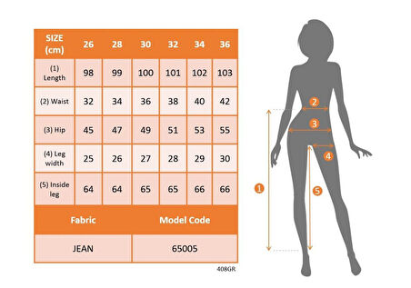 Reka Moda Kadın Yüksek Bel önden Düğmeli Cepli Dar Kesim Detaylı Kot Pantolon