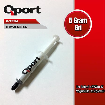 QPORT Q-T55M 5 GRAM 5W/M-K 2.7/CM3 TERMAL MACUN RENGAREN