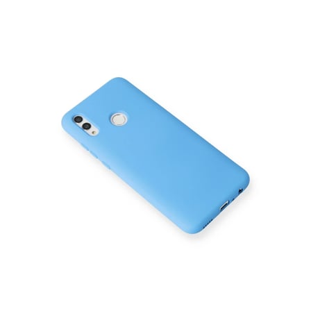 Bezos Huawei P Smart 2019 Kılıf Nano içi Kadife Silikon - Mavi RENGAREN