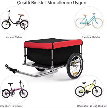 REPA ÇOK AMAÇLI BİSİKLET RÖMORKU KÖPEK GEZDİRME