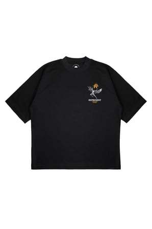 Unisex Oversize REPRESENT MAN Baskılı Boxy Fit Kalın Kumaşlı (240gsm) T-shirt