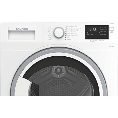 Grundig REV GDH 80 TUR B1 8Kg Kurutma Makinesi ( 2 Yıl Garantili Revizyonlu Ürün )