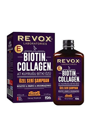 At Kuyruğu Bitki Özü Biotin Collagen Özel Seri Şampuan 400 Ml