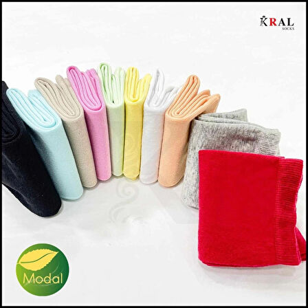 KADIN Soket Çorap (10 ÇİFT) Likralı Pamuklu Soft Penye Uzun Çorap