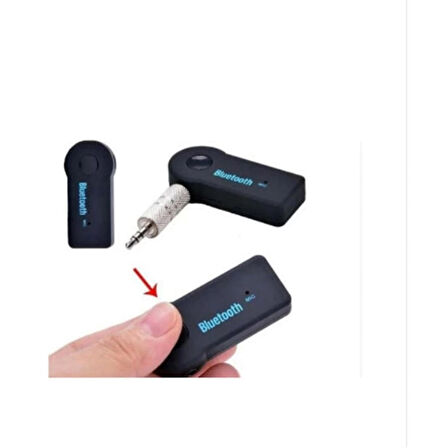 Bluetooth Araç Kiti Ses Aktarım Cihazı Arabada Kolay Müzik Dinleme Aux Bluetooth Dönüştürücü 