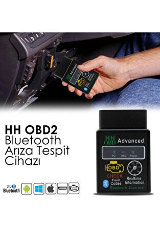 OBD2 Araç Arıza Tespit Cihazı- Bluetooth Check-up Silme Cihazı IOS/Android Uyumlu